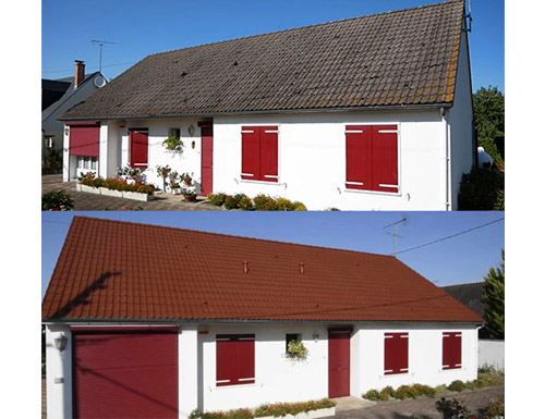 Nouveau service toiture Rénovation des tuiles de votre toiture à bas coût